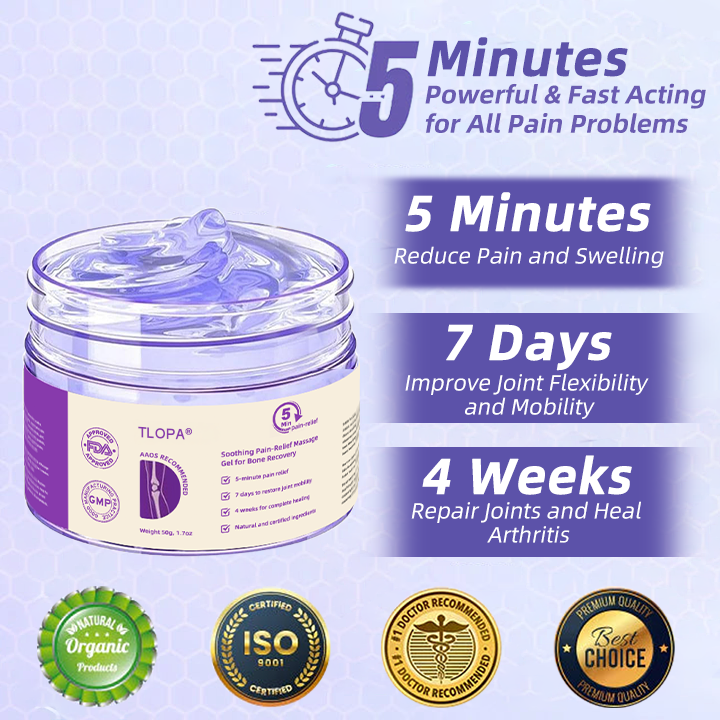 Official Store: TLOPA® Shark Cartilage Pain-Soothing Bone Recovery Gel👨⚕️Approved by TGA(5-minute pain relief, 7 days to restore joint mobility, 4 weeks for complete healing) 🔥